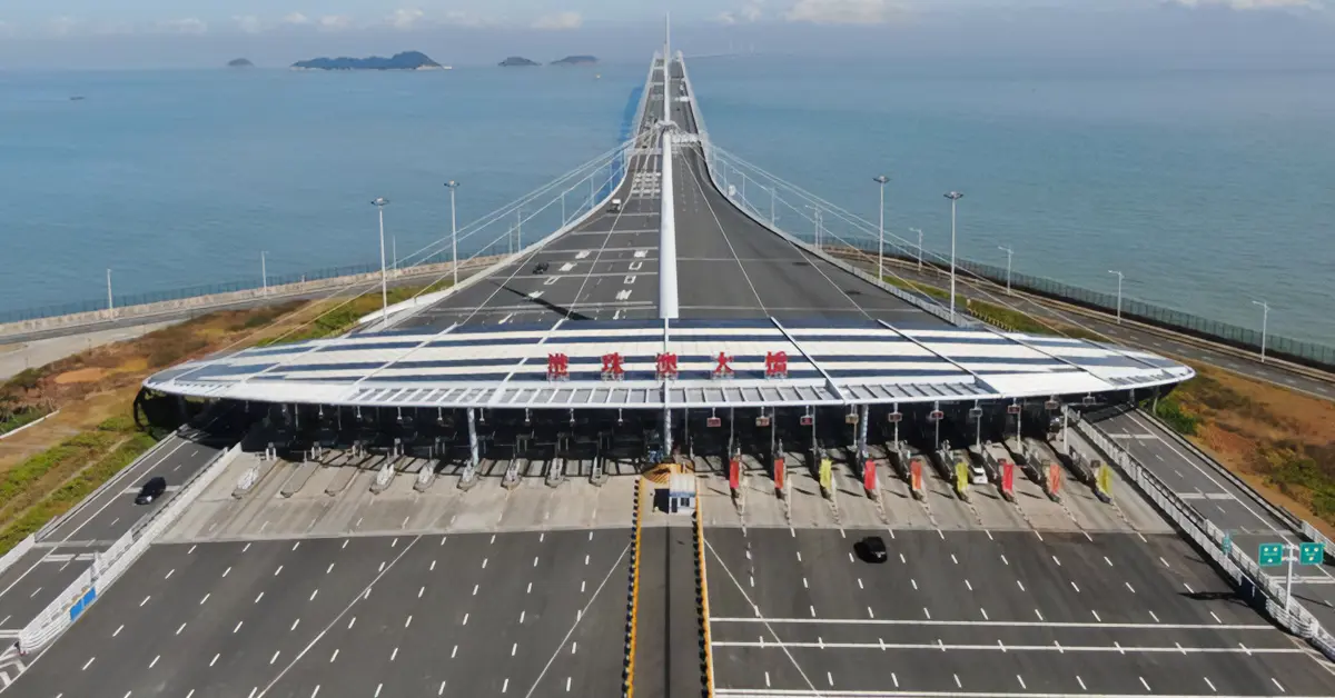 Most Hongkong–Zhuhai–Makau: Inżynieryjny gigant (55 km)
