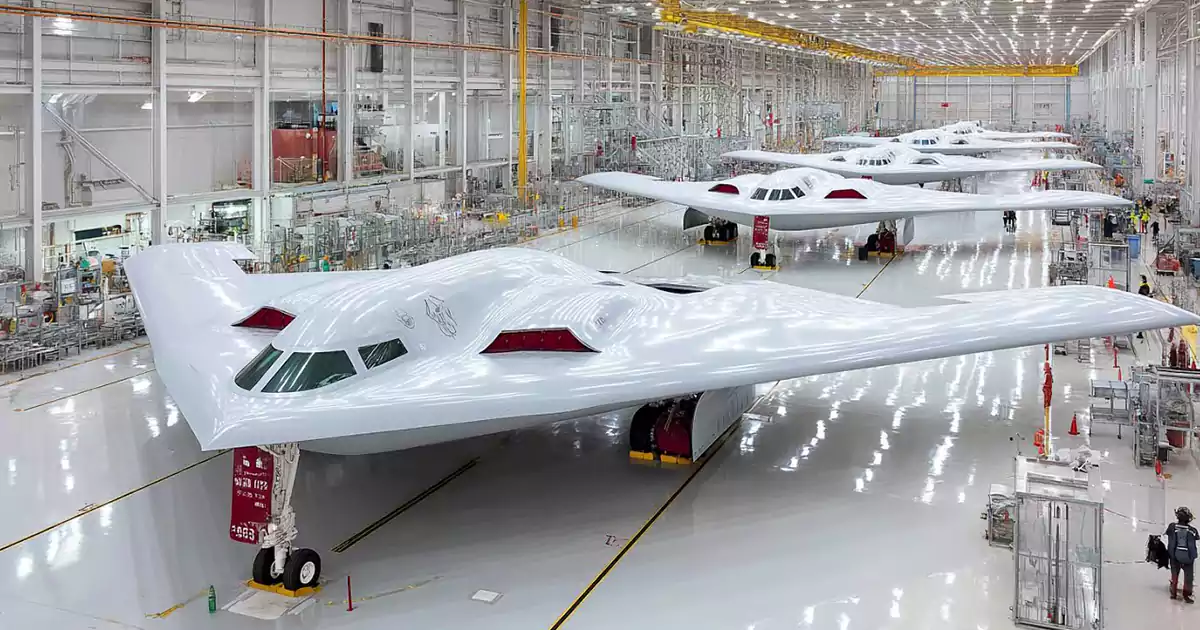 Linia montażowa B-21 Raider – nowoczesne bombowce stealth USAF